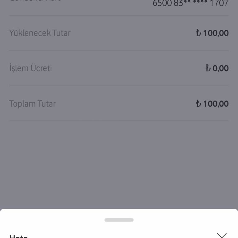 Vodafone Pay Bakiye Yükleme Sorunu Ve Hata Bildirimi