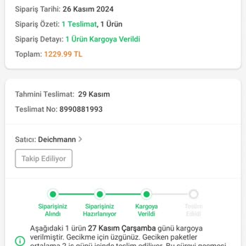Kargoda Hasar Gören Ürün İçin Çözüm Bekliyorum