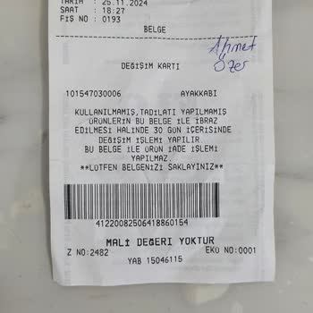 Polaris Ayakkabıda Kalite Sorunu Ve Değişim Talebi