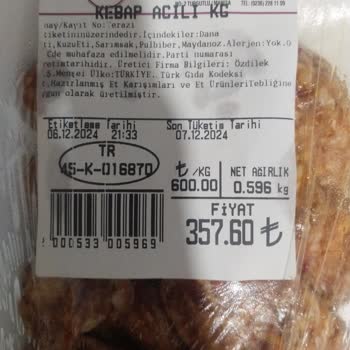 Özdilek Turgutlu AVM'de Et Reyonunda İlgisizlik Ve Tarih Sorunu