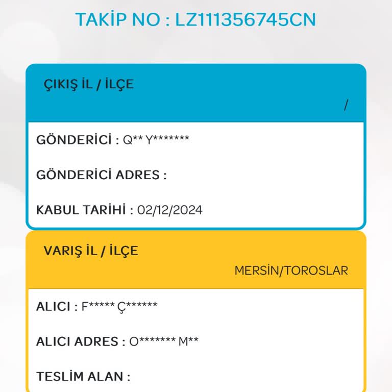 Yanlış Adrese Giden Kargo Sorunu