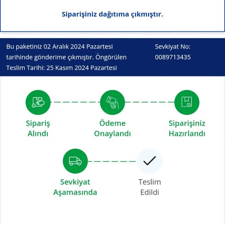 Teslim Edilemeyen Sipariş Ve Geciken Ücret İadesi