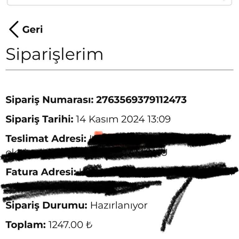 Porland'dan Sipariş Edilen Ürünlerin Teslimatında Gecikme Ve Bilgilendirme Eksikliği