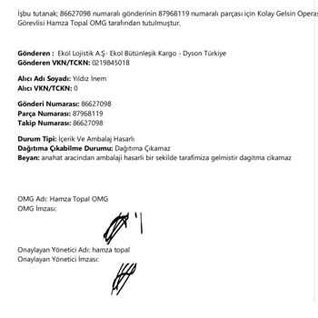 İndirimli Ürünüm Kargoda Hasarlandı, Paramı Değil Ürünümü İstiyorum!