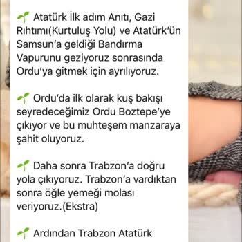 Karadeniz Turu Hayal Kırıklığı