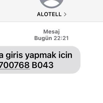 Bilinmeyen Göndericiden Gelen Mesaj Kodu Şaşkınlığı