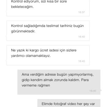Zara Ve Kargoist İle Ertesi Gün Teslimat Sorunu