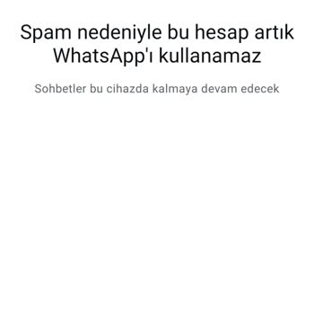 WhatsApp Hesabım Engellendi, Acil Yardım Talebi