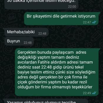 Yanlış Adrese Geç Teslimat Kabusu
