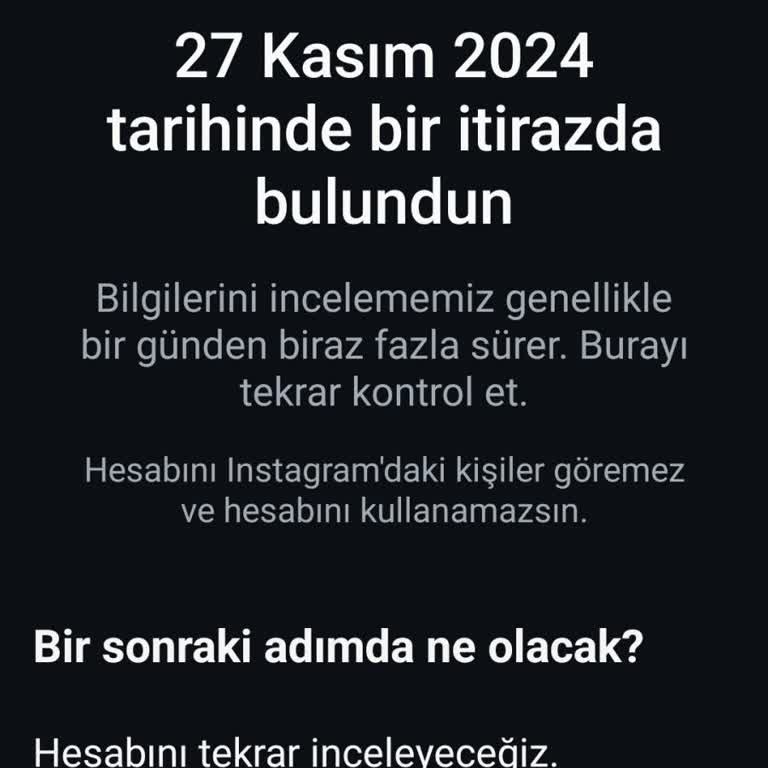 Instagram Hesabım Nedensiz Yere Banlandı!
