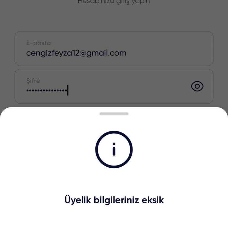Hesap Açma Sorunu Ve Giriş Engeli
