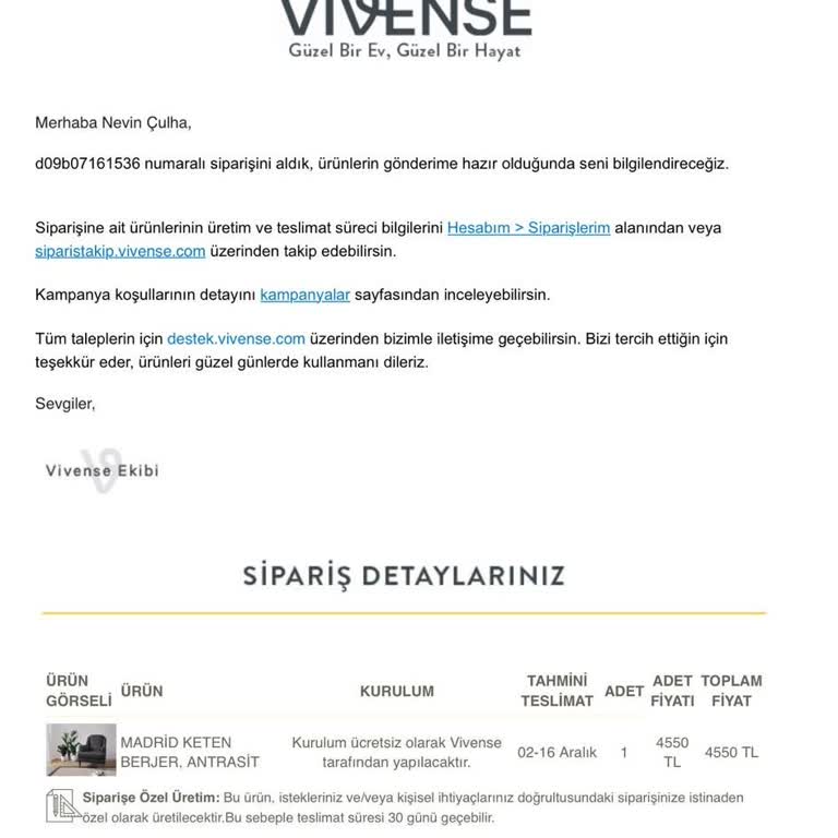 Geç Teslimat Ve İletişim Krizi: 80 Yaşındaki Anneannemi Mağdur Ettiniz!