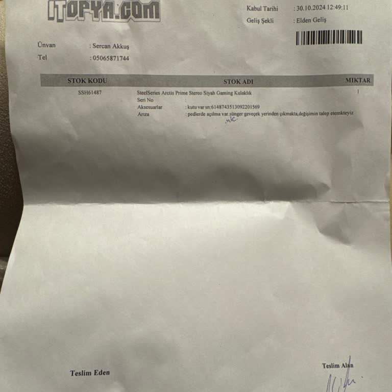 İtopya Mağazasında Geciken İade Ve Yetersiz Müşteri Hizmeti