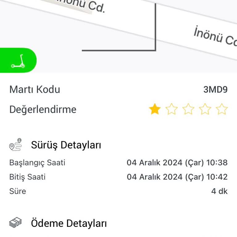Martı Scooter'da Haksız Para Kesintisi Ve İade Sorunu
