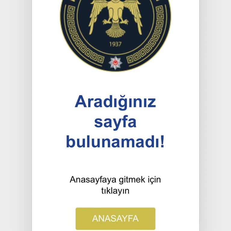 Polis Akademisi Aday Sistemi Erişim Sorunları