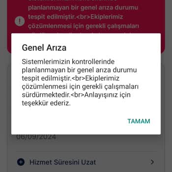 İnternet Hizmeti Kesintisi Ve Müşteri Hizmetlerine Ulaşılamama