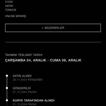 Zara Siparişimde İletişim Eksikliği Ve İade Sorunu