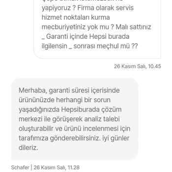 Schafer Çay Makinesi Tamir Sürecinde Müşteri Mağduriyeti