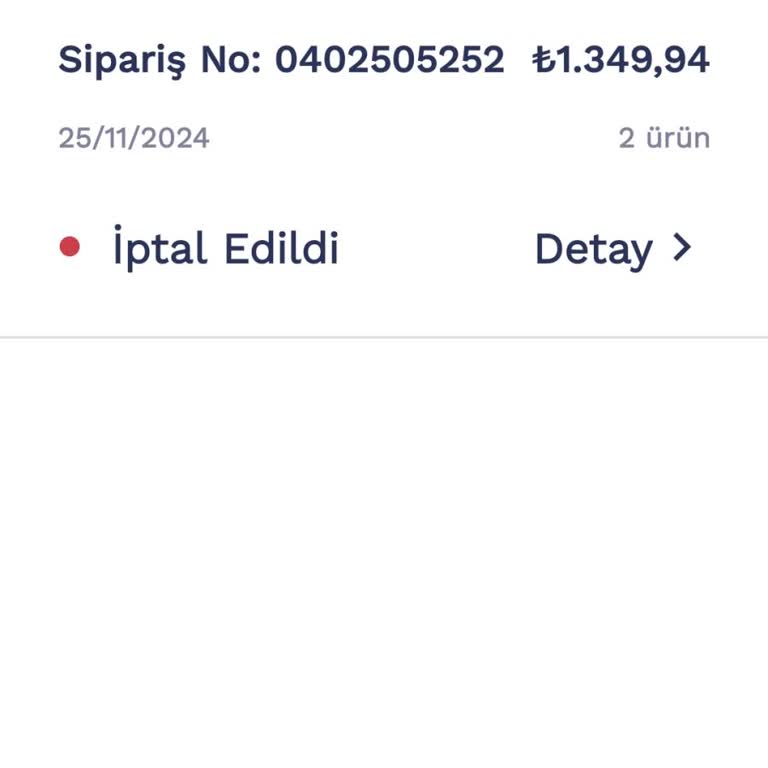 İptal Edilen Sipariş Ve Etik Olmayan Uygulamalar