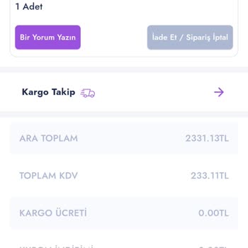 Ürün İptali Ve Geri Ödeme Sorunu