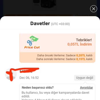 Davette Azalan Puanlarla Ücretsiz Hediye Hayal Kırıklığı