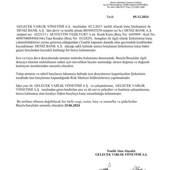 Ödenmiş Borcun Findeks Raporunda Görünmesi