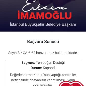 İstanbul Büyükşehir Belediyesi Yeni Doğan Destek Paketi Neden Reddedildi?