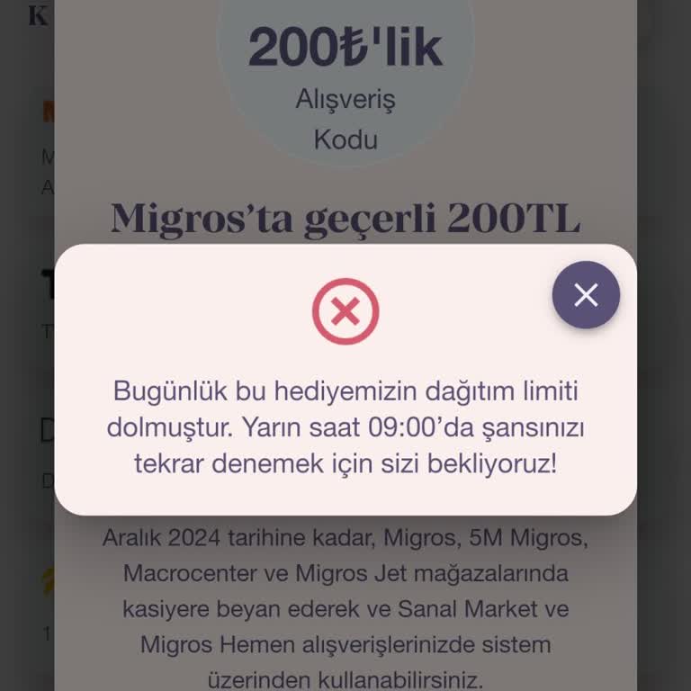 Turkcell Bizce Uygulamasında Hediye Stok Sorunu