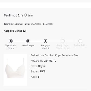 DeFacto Kargo Takip Sorunu