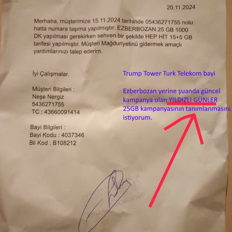 Yanlış Fatura Ve Tarife Sorunu