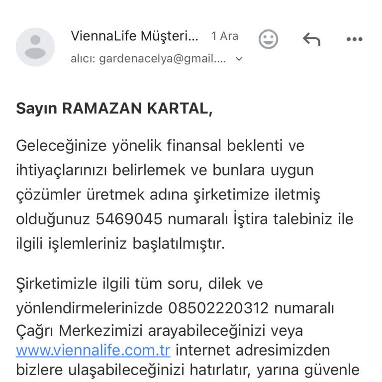 Poliçe Yatırımı Sonrası Beklenmedik Zarar