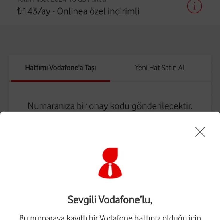 Vodafone'a Geçişte Yaşanan Sorun