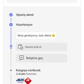 Hepsiburada'dan Sipariş Edilen Ürün Zamanında Teslim Edilmedi