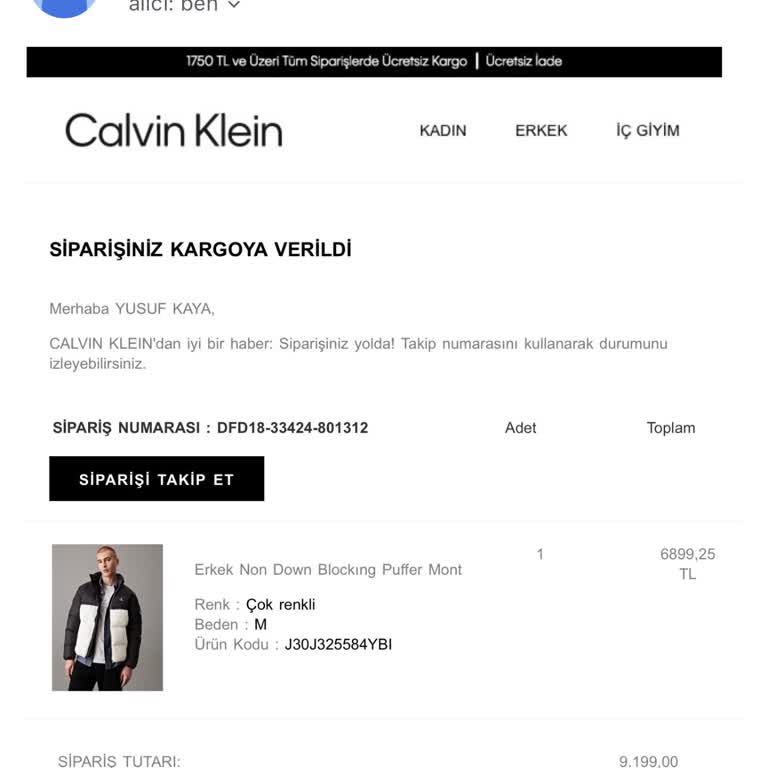 Calvin Klein Siparişim Nerede? Kargo Karmaşası Ve Müşteri Mağduriyeti