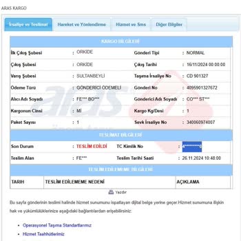 Kayıp Kargo Ve Çözüm Üretemeyen Müşteri Hizmetleri