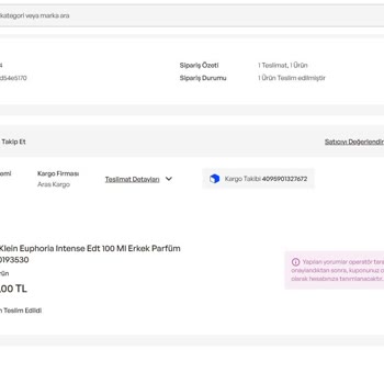 Kayıp Kargo Ve Çözüm Üretemeyen Müşteri Hizmetleri