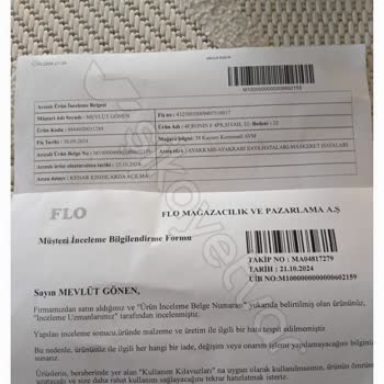 FLO Ayakkabılarında Koku Ve Açılma Sorunu