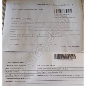 FLO Ayakkabılarında Koku Ve Açılma Sorunu