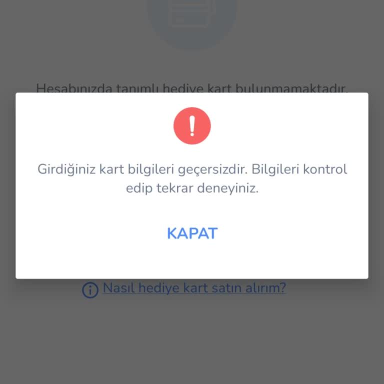 LCW Online Hediye Kartı Kullanım Sorunu