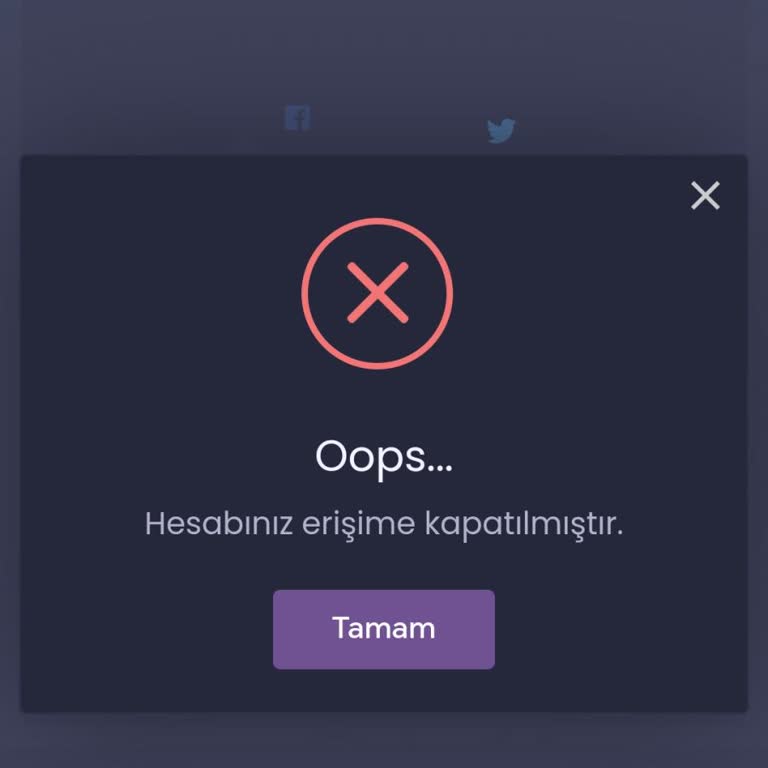 Hesabımın Aniden Kapatılması Şaşkınlık Yarattı