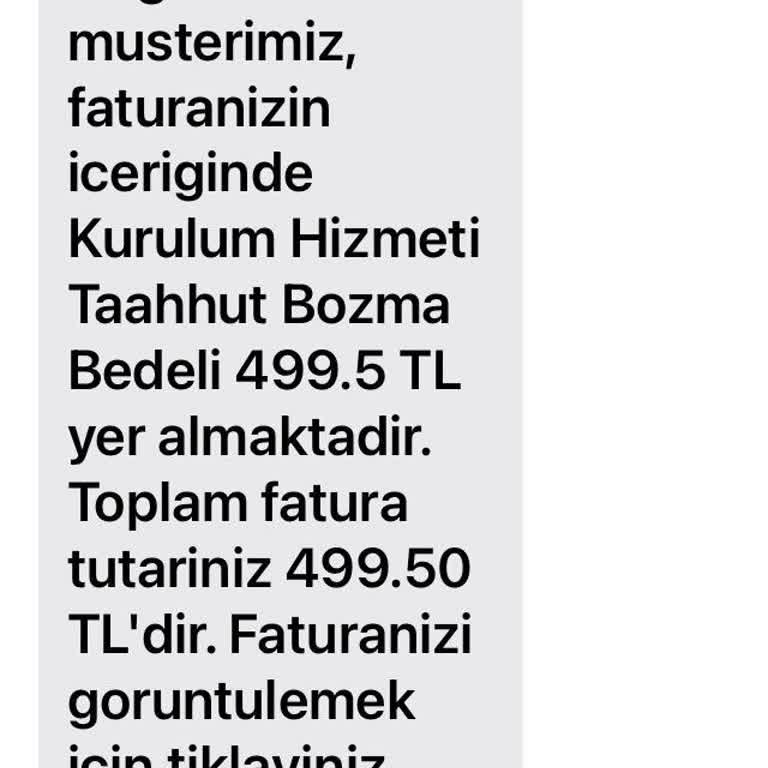 Taahhüt İhlali Ve Yüksek Fatura Sorunu