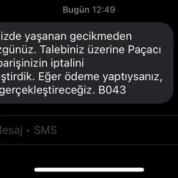 Yemeksepeti Teslimat Sorunu Ve İletişim Eksikliği