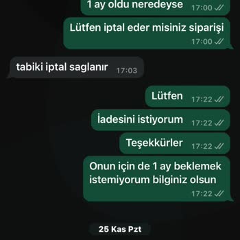 Sipariş Sorunları Ve İletişim Eksiklikleri