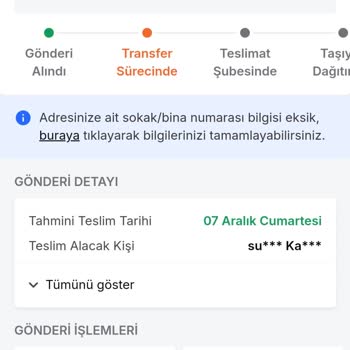 Kargo Teslimatındaki Gecikme Ve İletişim Sorunları