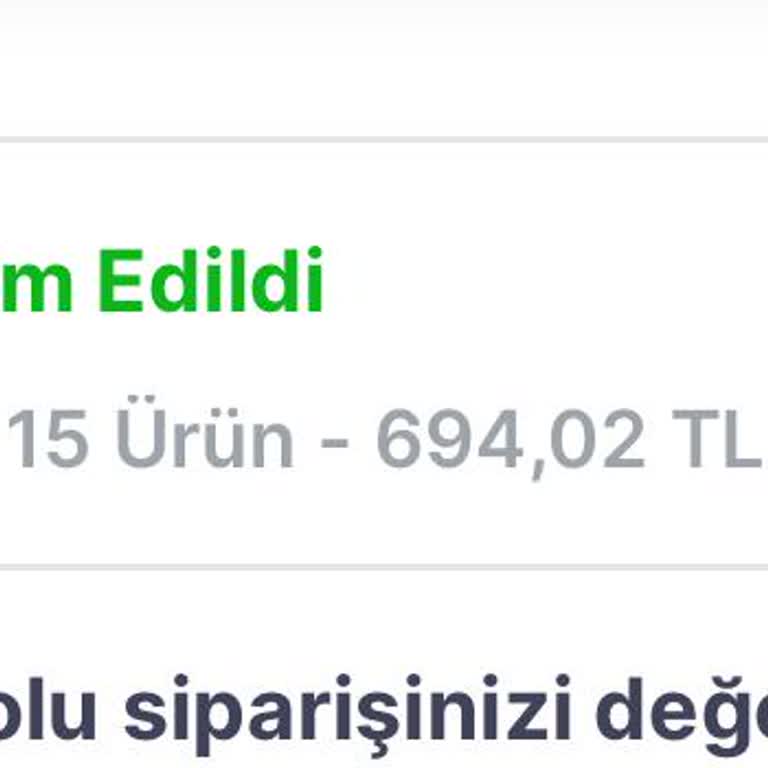 Eksik Ürün Ve Geciken İade Sorunu