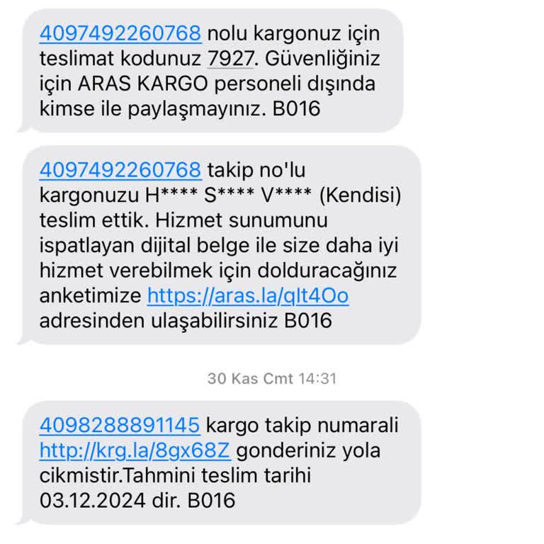 Gıda İçeren Ürün Teslim Edilmedi, Acil Çözüm Bekliyorum