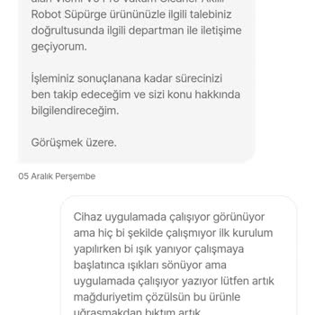 Hepsiburada'dan Aldığım Robot Süpürge Sorunlarıyla Boğuşuyorum