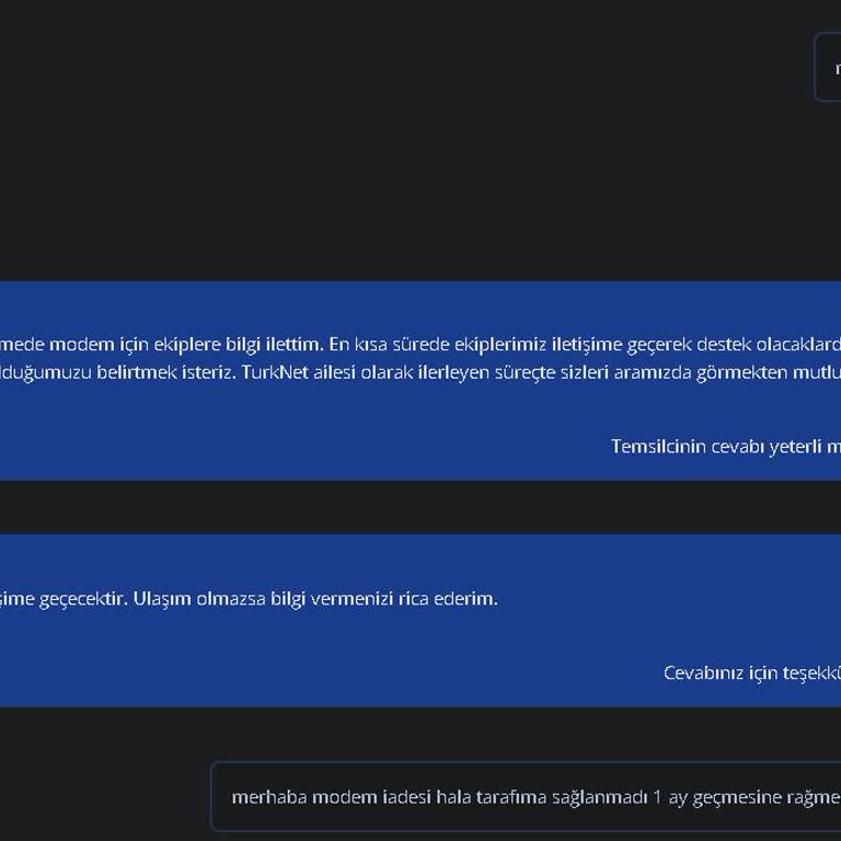 İade Edilmeyen Ödeme Ve Yavaş İnternet Sorunu