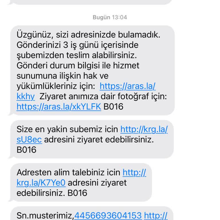 Aras Kargo'nun Yanıltıcı Teslimat Bildirimleri Ve Ulaşım Sorunları