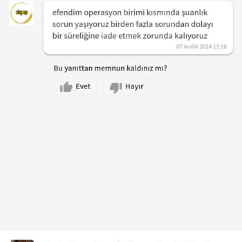 Yanlış Ürün Gönderimi Ve İade Sonrası Fiyat Artışı
